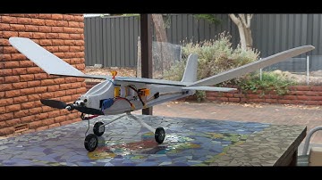 Prototype foam-board club trainer maiden flight