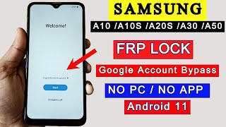 Samsung A10,A10S,A20S,A30,A50 FRP Bypass Android 11 | google account unlock without PC | ajk gsm