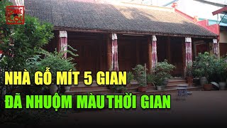 Nhà Gỗ Mít 5 Gian Thông Hiên Ở Phố Hà Nội, Đã Nhuộm Màu Thời Gian