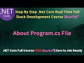 #10 About Program.cs File in .Net Core Telugu | .Net Core Full Stack Development course in Telugu