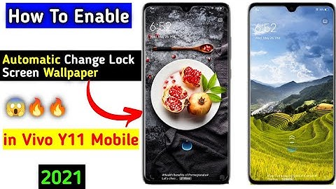 Lock screen wallpaper auto change vivo y11//automatic lock screen wallpaper change in all vivo 🔥🔥