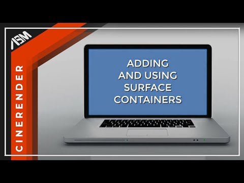 How to add a Surface container .lcf file in ARCHICAD