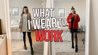 WHAT I WEAR TO WORK at my corporate job: week of work outfits