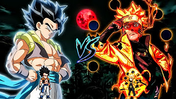 Gogeta TP V3 OP (all form) VS Naruto Final OP (all form) in Jump Force Mugen