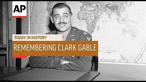 Remembering Clark Gable - 1960 | Today In History ...