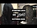 Starter Locs on Long Hair | Comb Coils