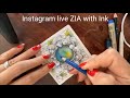 🇯🇵インスタライブ・ZIA ×インク/Zentangle Instagram ZIA with ink