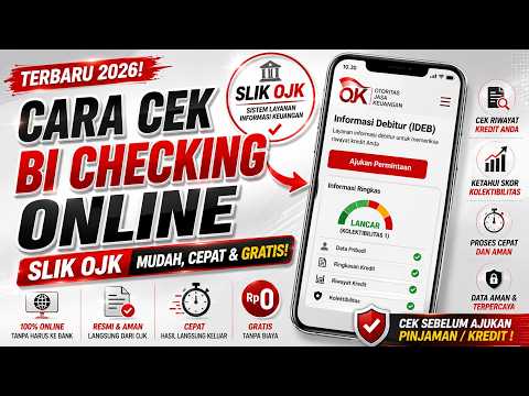 Tutorial Cara Cek BI Checking Online (SLIK OJK) Terbaru 2026