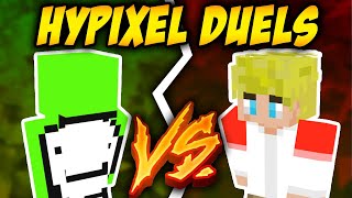 TommyInnit and Dream fight in a 1v1 duel on Hypixel (Stream Highlights)