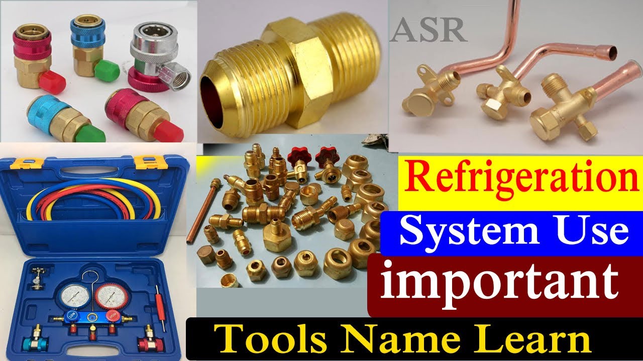 AC tools name with pictures AC Repair time use important tools how many  type learn this video Part 1 - YouTube