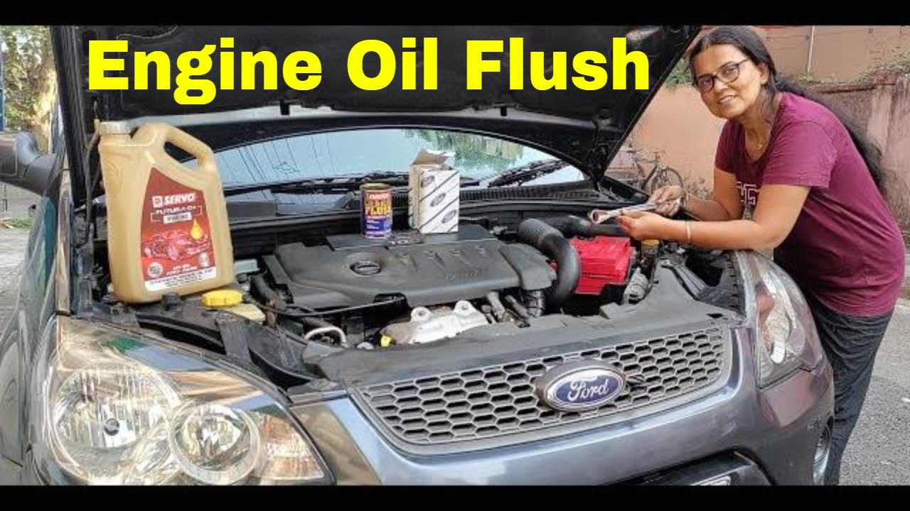 How To Flush & Change Engine Oil  Filter Of Ford Fiesta Classic on Your Own