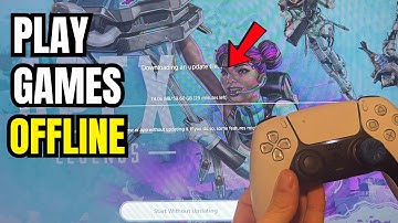 PS5: How to Play Games Offline Without Downloading Update Tutorial! (Easy Guide) 2025