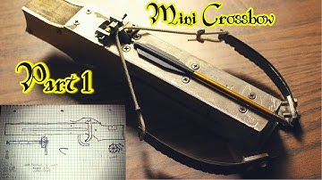 Mini Crossbow With Built-In Winch Loading Mechanism Part: 1