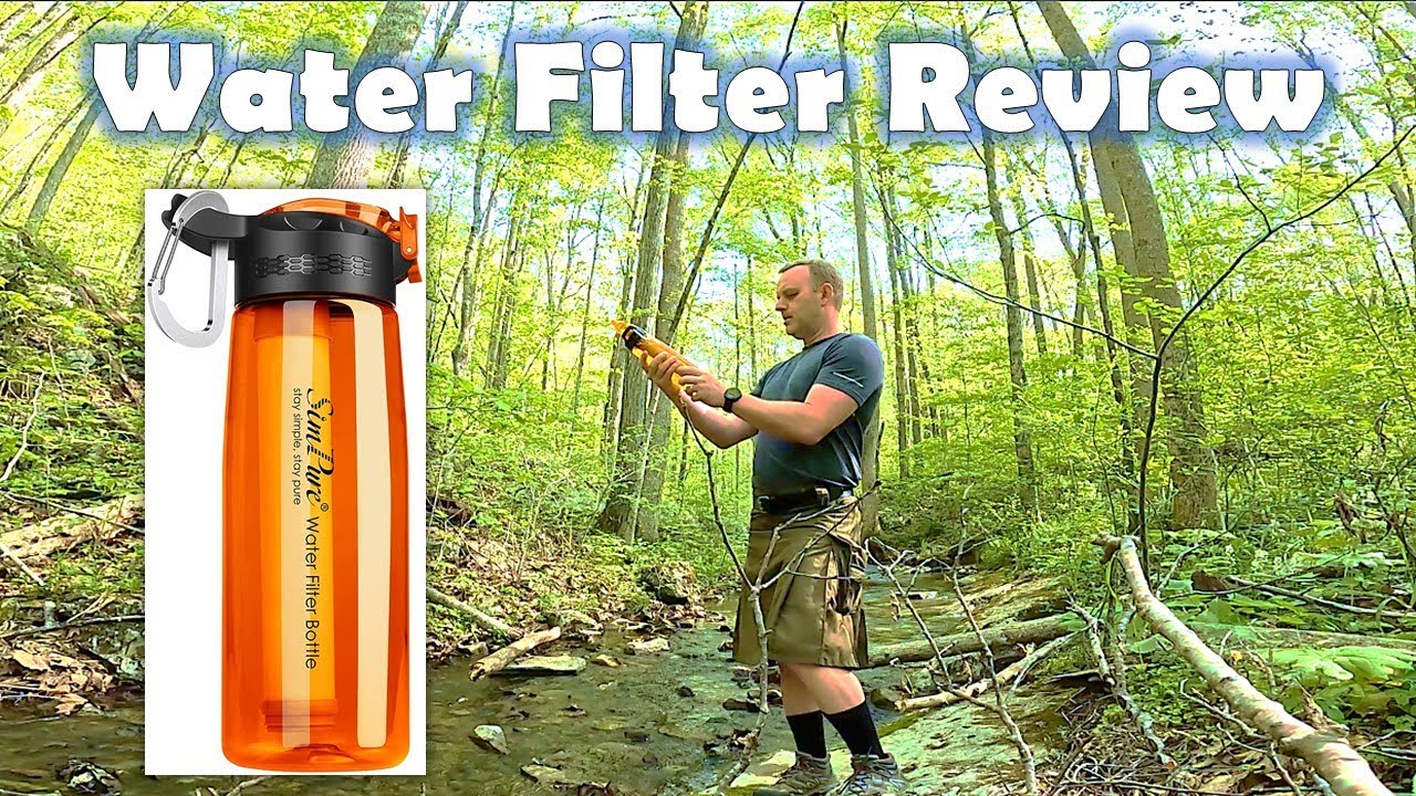 SimPure Gravity Water Filter Filtration System For Backpacking