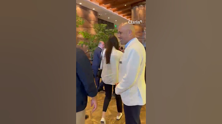 Así llegaba Javier Milei para encontrarse con Trump