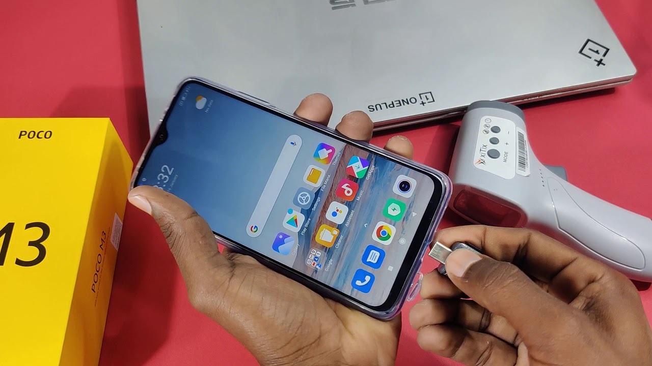 OTG test in Poco M3, OTG Test With Pendrive in Poco M3, Technical Mind