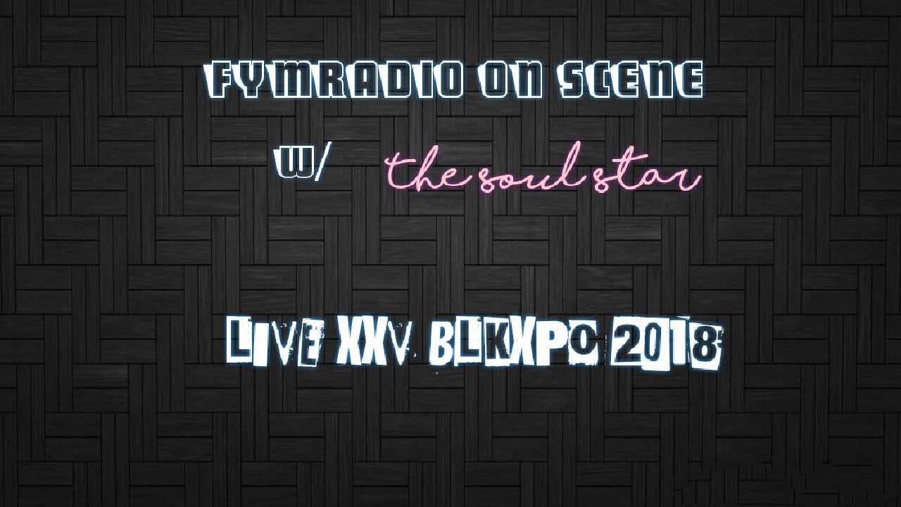 Chopping it up w/ Joshua Reed @ The LIVE XXV BLKXPO 2018!