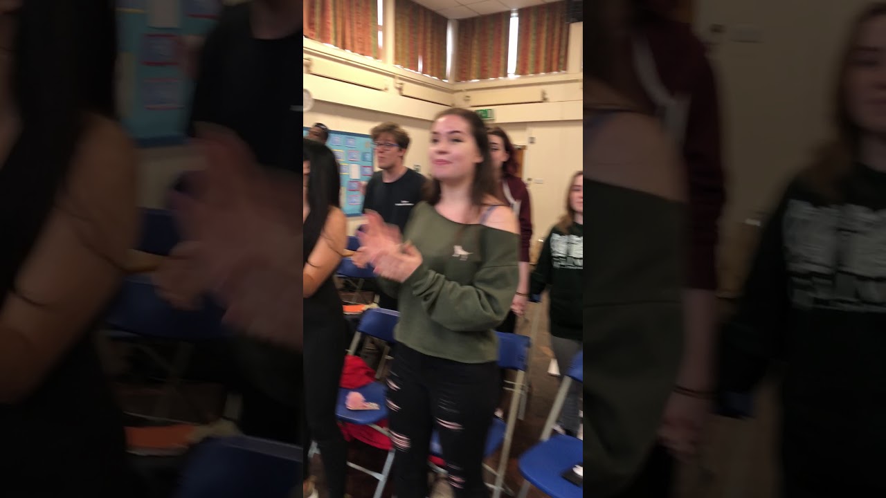 Showdown Theatre Arts and Baltimore School for the Arts rehearse for 'Elegies'