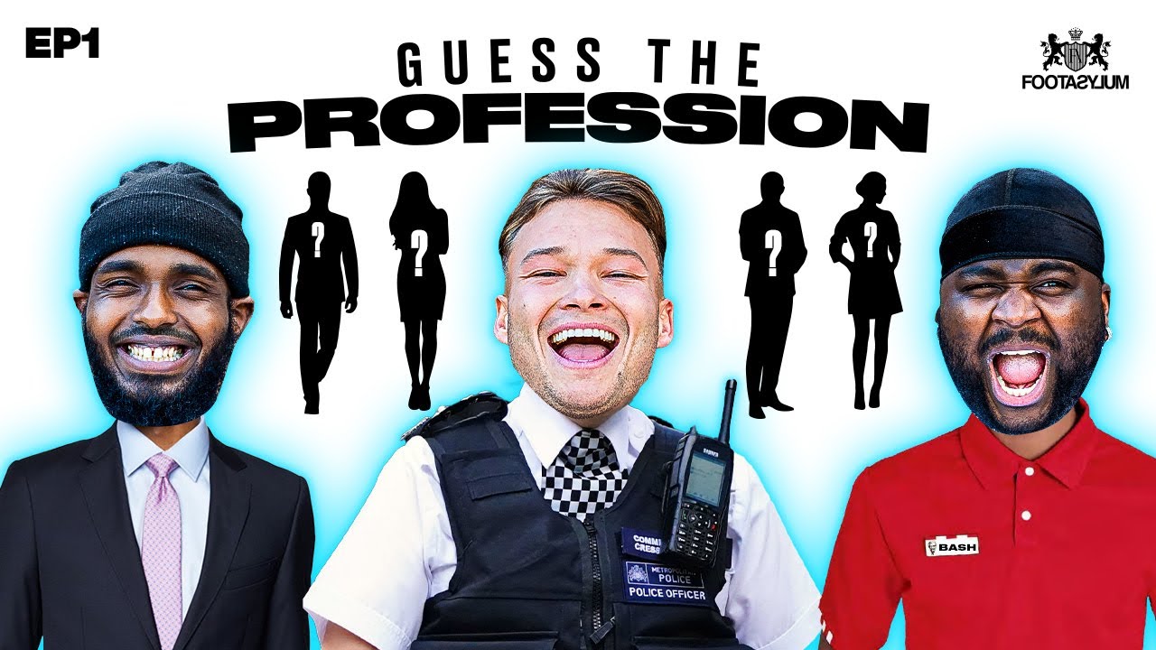 DARKEST MAN, JOHNNY CAREY AND BASH THE ENTERTAINER GUESS THE PROFESSION