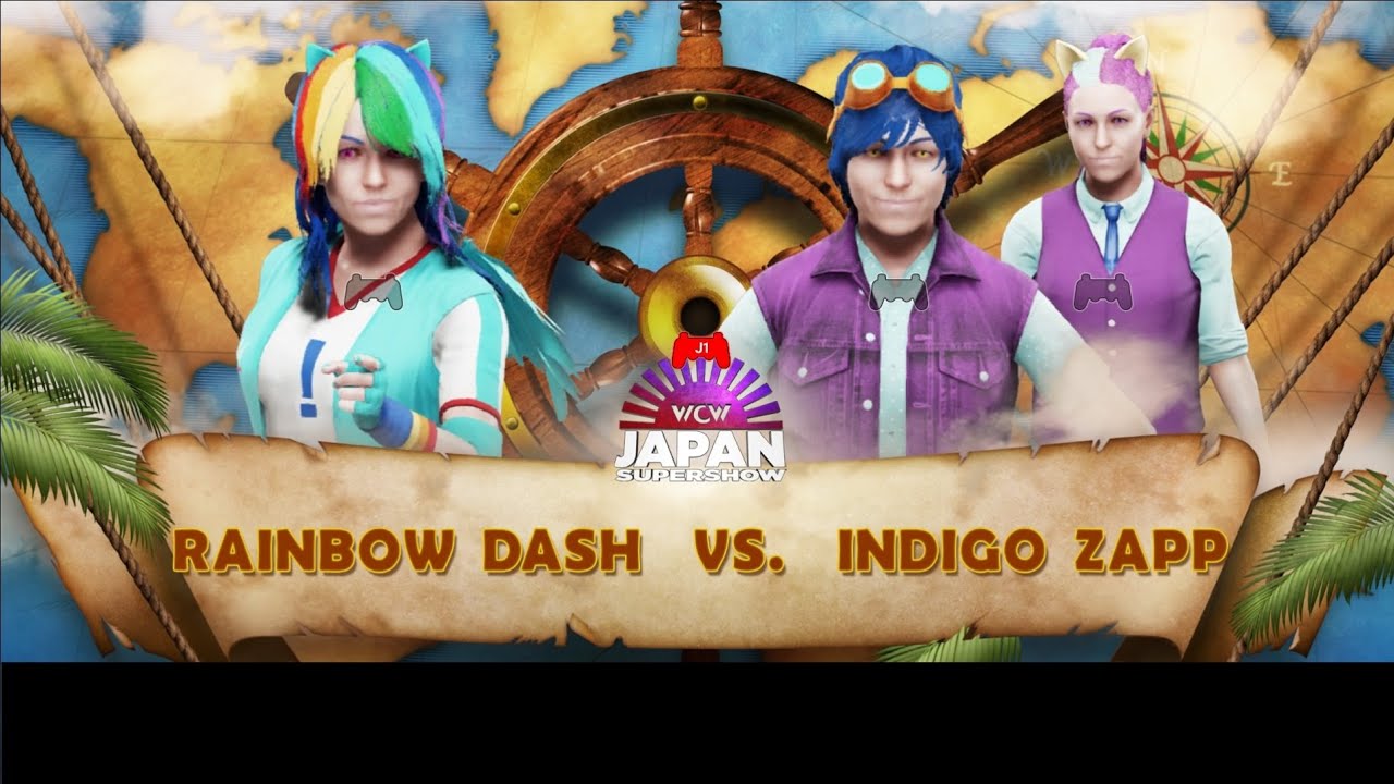 WWE 2k19 Rainbow Dash vs Indigo Zapp