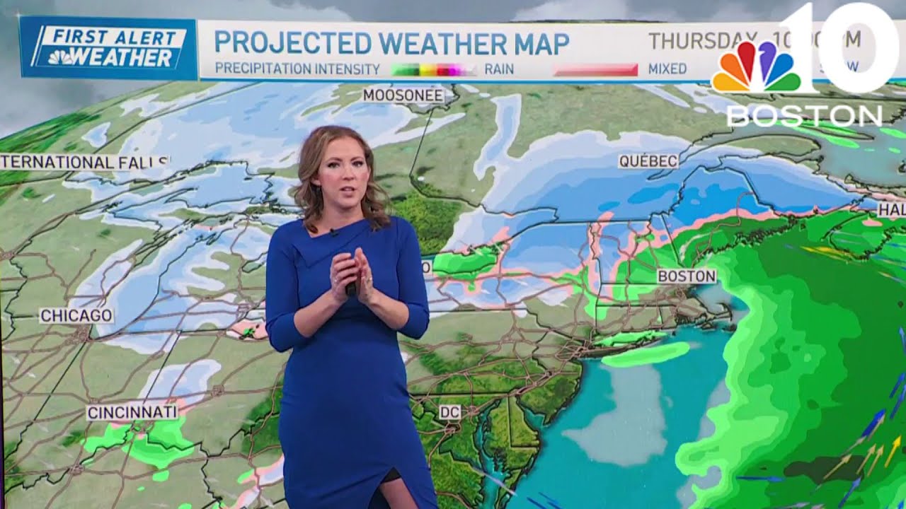 Thanksgiving storm to bring rain, snow to New England - YouTube