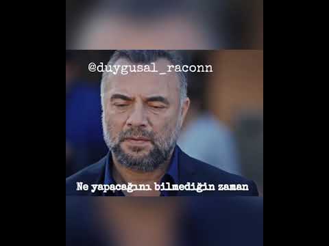 Ne yapacağını bilmediğin zaman duracaksın. EDHO whatsapp durum videoları. Racon duygusal videolar