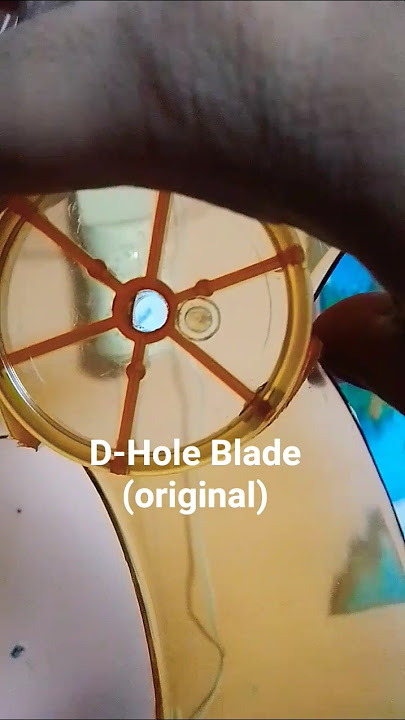 What happens of you swap D-Hole blade and O-Hole Blades