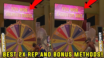 *NEW* HOW TO GET DOUBLE REP & BONUS EVERYTIME IN NBA 2K20! THE BEST WHEEL SPIN METHODS EVER! NBA2K20