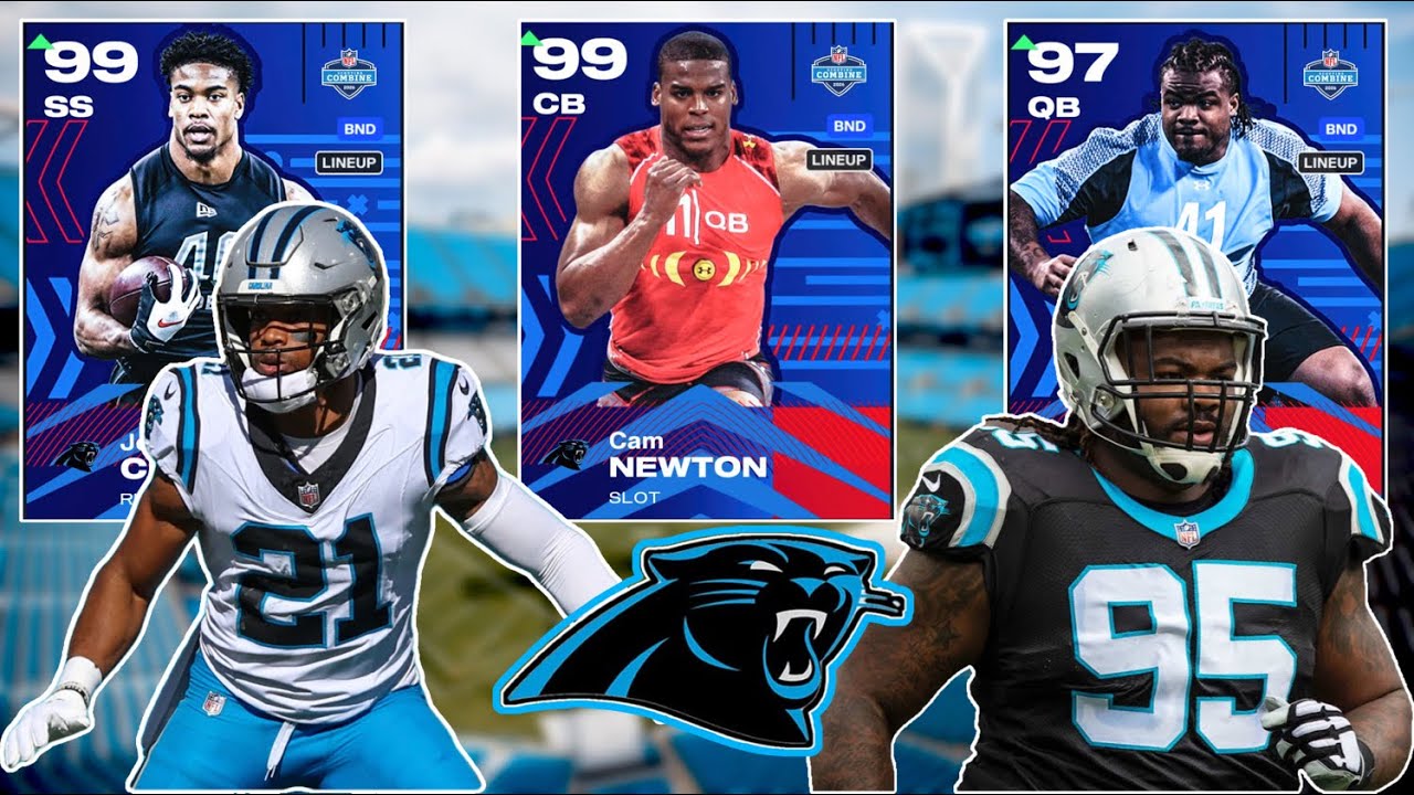 99 Джереми Чинн и квотербек По! Корнербек Кэм Ньютон в тематической команде «Пантерс»! | Madden 2...