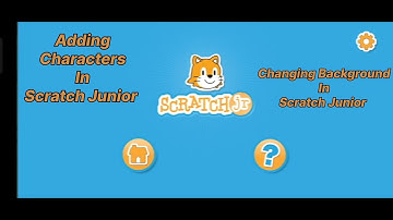 Tutorial 1 | Scratch jr  | How to add characters and Background in Scratch junior | Coding