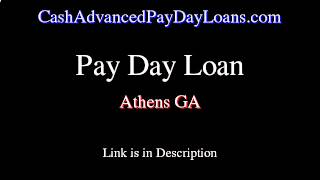 Secure Payday Loan for Athens GA (No Pawn Shop)