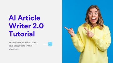 Writesonic Tutorial | Automatically Write Articles with this AI Writer | AI Article Writer