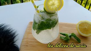 عصير الليمون بالنعناع المنعش (موخيتو) jus mojito