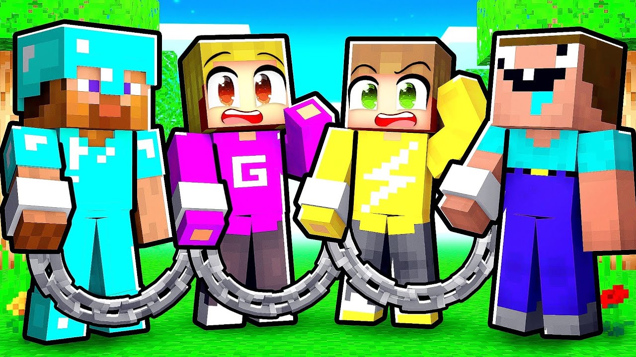 Wij Zitten Aan Elkaar Vast In Minecraft! (Survival)