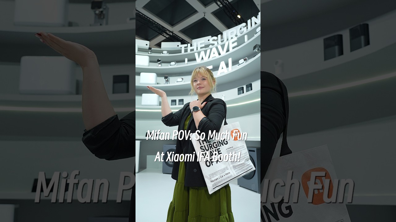 Follow a Xiaomi fan to wander around the IFA Xiaomi booth 🤫🔥