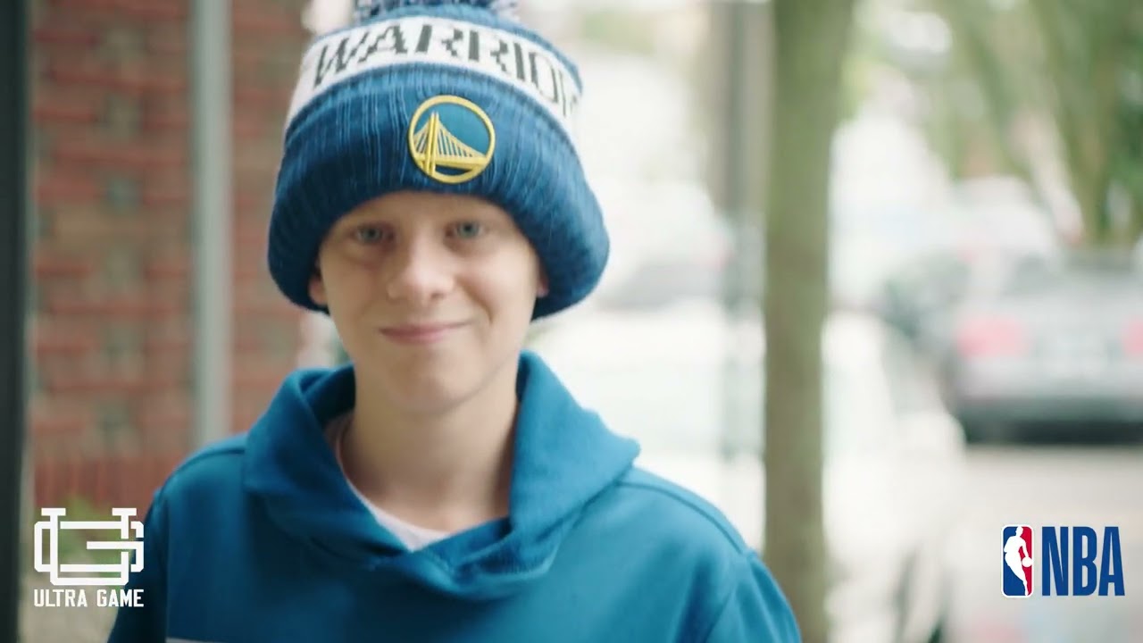 Youth NBA Official Winter Beanie Knit Hat with Touch Screen Gloves