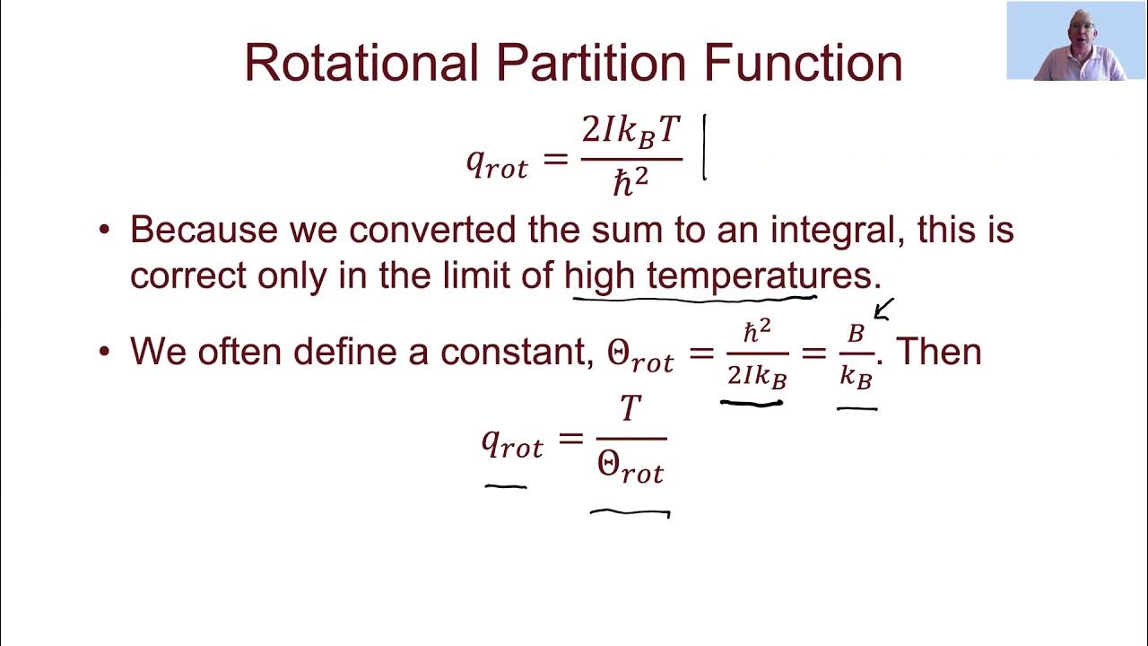 The Molecular Partition Function YouTube