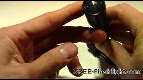 AA Torch CREE LED Flashlight Demonstration & Review