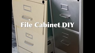 Hey guys! I regretted not filming our nightstand DIY makeover so I figured I would quickly film our File Cabinet DIY makeover!