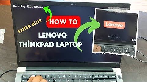 Hoe je de BIOS van een Lenovo Thinkpad laptop opent 💻 | BIOS-sleutel Lenovo Thinkpad laptop