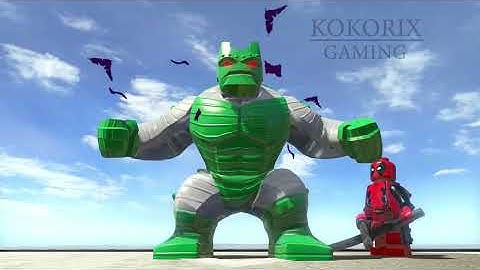 The Best HULK Transformations Animation w  Lego Red Hulk, Venom Transformations