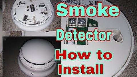 How to install addressable smoke detector(replaced defective device)
