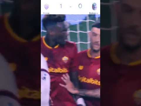 AS ROMA VS BOLOGNA 05/01/23 SERIEA ITALIA #football #footballshorts #highlights #seriea