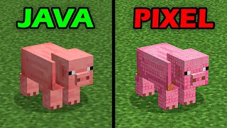 java vs pixels