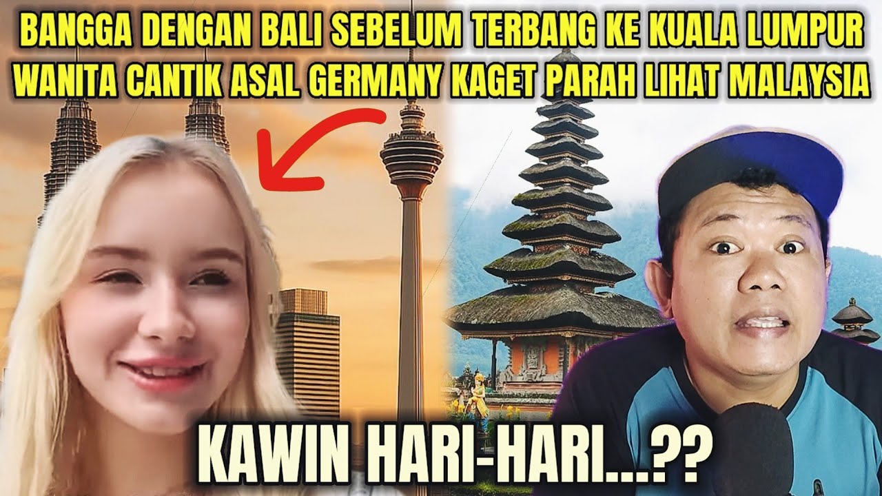 BERTAHUN2 HIDUP DI BALI BARBIE CANTIK ASAL GERMANY KAGET MALAYSIA BEDA‼️
