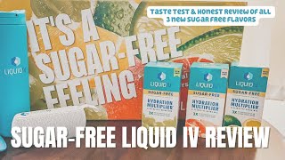 SUGAR FREE LIQUID IV REVIEW & TASTE TEST