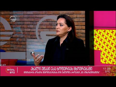 ჟურნალისტიკიდან აფხაზეთის აღმასრულებელ ხელისუფლებაში - ეკა ხოფერიას ცხოვრების ახალი ეტაპი