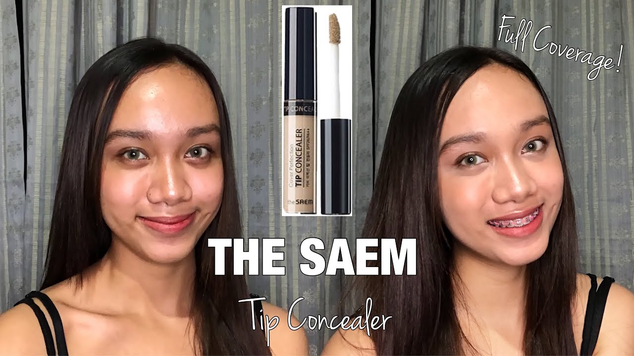 THE SAEM COVER PERFECTION CONCEALER (REVIEW) | Perfect for eyebags & darkspots | Mariel Valendia - YouTube