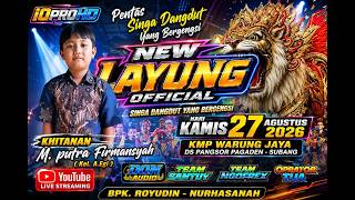 LIVE  NEW LAYUNG  ( KAMIS 27  AGUSTUS 2026  ) WARUNG JAYA  DS PANGSOR PAGADEN