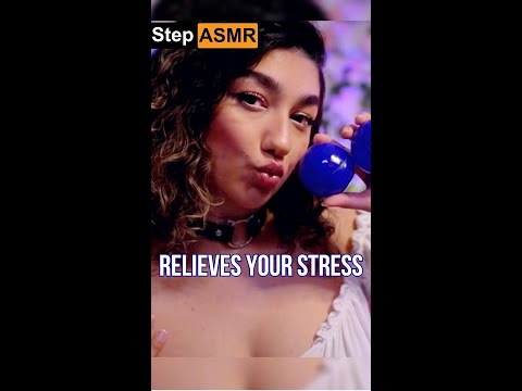 ASMR | Step Leedah Relieves Your Stress🔵 #Shorts